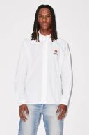 KENZO 'Boke Flower' Crest Casual Shirt White Mens - Size 42