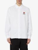 KENZO 'Boke Flower' Crest Casual Shirt White Mens - Size 42