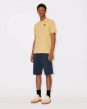 KENZO 'Boke Flower Crest' Embroidered Polo Shirt Camel Mens - Size XXXL