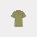 KENZO 'Boke Flower Crest' Embroidered Polo Shirt Sage Green Mens - Size XXXL