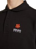 KENZO 'Boke Flower Crest' Embroidered Polo Shirt Sage Green Mens - Size XXXL