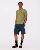 KENZO 'Boke Flower Crest' Embroidered Polo Shirt Sage Green Mens - Size XXXL