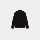 KENZO 'Boke Flower Crest' Embroidered Woollen Cardigan Black Mens - Size M