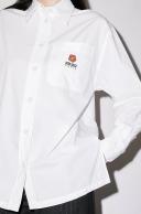 KENZO 'Boke Flower' Crest Oversized Shirt White Womens - Size 32