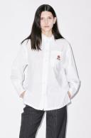 KENZO 'Boke Flower' Crest Oversized Shirt White Womens - Size 32