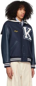 KENZO Bomber Jacket Bleu Nuit