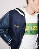 KENZO Bomber Jacket Bleu Nuit