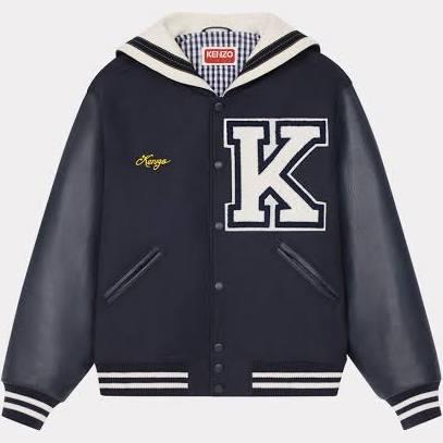 KENZO Bomber Jacket Bleu Nuit