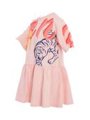 Kenzo Kids-girls Pink Logo Dress