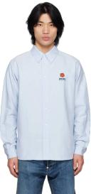 KENZO - Long Sleeve Shirt, Men, Blue