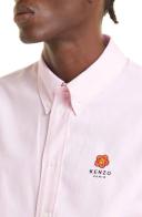 KENZO Men's Logo Crest Button Down Oxford Shirt in Rose, Size Large | END. Clothing
