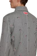 KENZO Rinse Striped Denim Jacket . Men . L