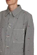 KENZO Rinse Striped Denim Jacket . Men . L