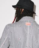KENZO Rinse Striped Denim Jacket . Men . L