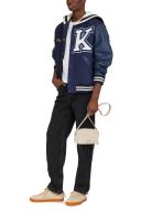 KENZO Sailor Wool and Faux Leather Varsity Jacket - XL