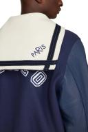KENZO Sailor Wool and Faux Leather Varsity Jacket - XL