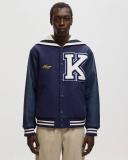KENZO Sailor Wool and Faux Leather Varsity Jacket - XL