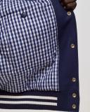KENZO Sailor Wool and Faux Leather Varsity Jacket - XL