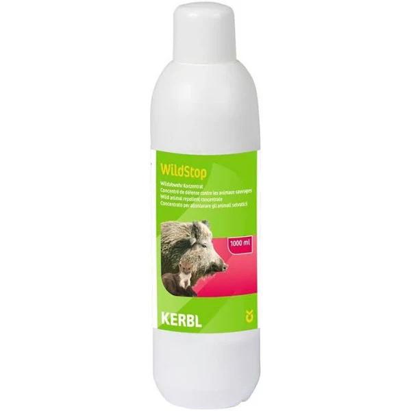 Kerbl Wild Stop Deterrent Concentrate 1000 ml Pest Control Wild Boar Foxes Tails