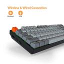 Keychron K8 RGB Mechanical Keyboard, Gateron Blue Hot-Swappable