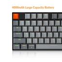 Keychron K8 RGB Mechanical Keyboard, Gateron Blue Hot-Swappable