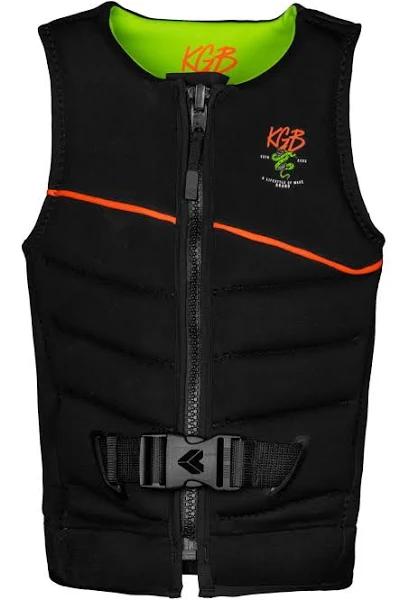 KGB Teen Control Vest - Jet Black - 2022, 8T