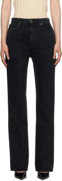 Khaite Black Danielle Jeans