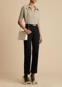 Khaite Black 'The Abigail' Jeans