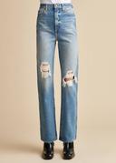 Khaite Blue Danielle Jeans