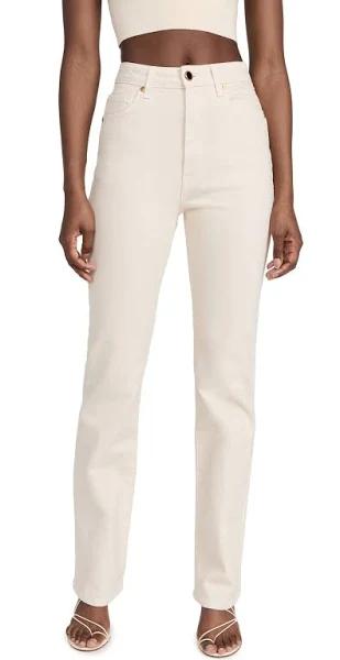 Khaite off-white Danielle Jeans