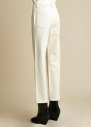 Khaite off-white 'The Abigail' Jeans