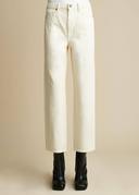 Khaite off-white 'The Abigail' Jeans