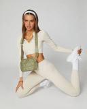 Khaki Alison Sport Crossbody Bag