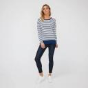 Khoko Collection Long Sleeve Cotton Stripe Tee
