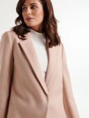 Kiana Single-Breasted Coatigan in Pink, Size 4