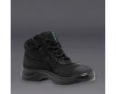King Gee Ladies Safety Boot K26490 Tradie 5 Inch Boots (Ladies, Black AU5.5)