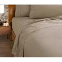 Kingdom Percale 225 Thread Count Fitted Sheet Frost Single