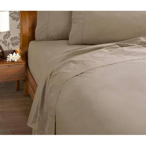 Kingdom Percale 225 Thread Count Fitted Sheet Fuchsia Queen