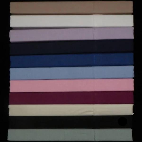 Kingdom Percale 225 Thread Count Flat Sheet White King