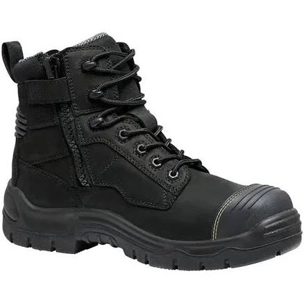 KingGee Work Boots - Comfortmax 6 - Black - 15 AU/UK