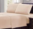 Kingtex Micro Flannelette Sheet Set 40 cm Wall Linen Queen