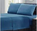 Kingtex Micro Flannelette Sheet Set 40 cm Wall Linen Queen