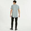 Kiss Chacey Essentials Dual Curved T-Shirt Pigment Lead XL