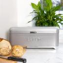 KitchenCraft Lovello Bread Bin 42x22x19cm - Grey