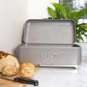 KitchenCraft Lovello Bread Bin 42x22x19cm - Grey