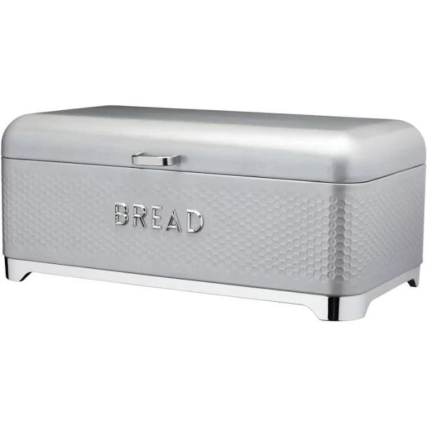 KitchenCraft Lovello Bread Bin 42x22x19cm - Grey