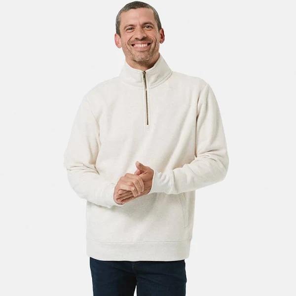 Kmart 1/4 Zip Sweatshirt-Oat Marle Size: XL