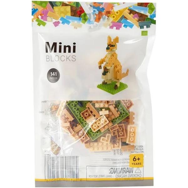 Kmart 141 Piece Mini Blocks-Kangaroo