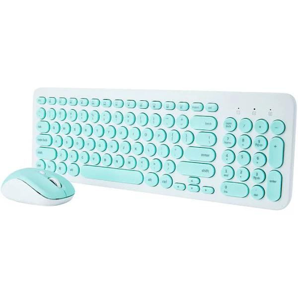 Kmart 2.4G Wireless Mouse & Keyboard Combo in Blue