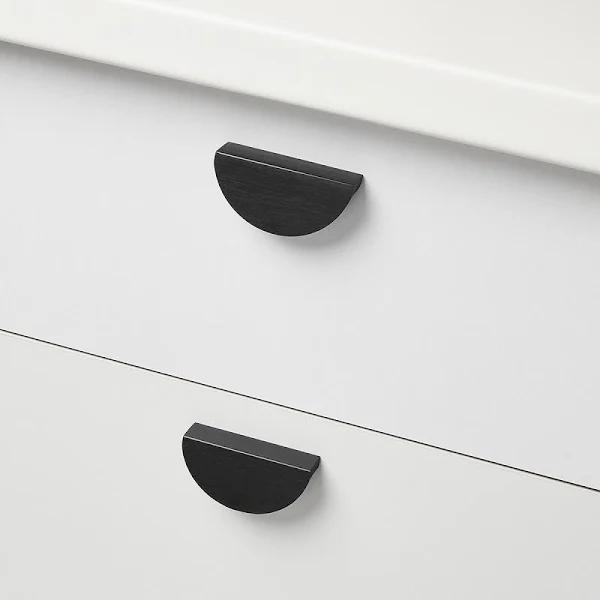 Kmart 2 Pack Half Moon Handles in Black